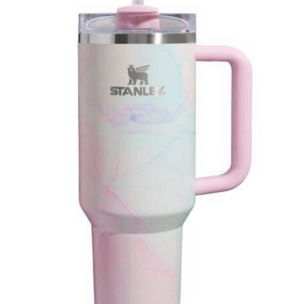Stanley 40 oz Stainless Steel H2.0 Flowstate Quencher Tumbler Watercolor Tulle